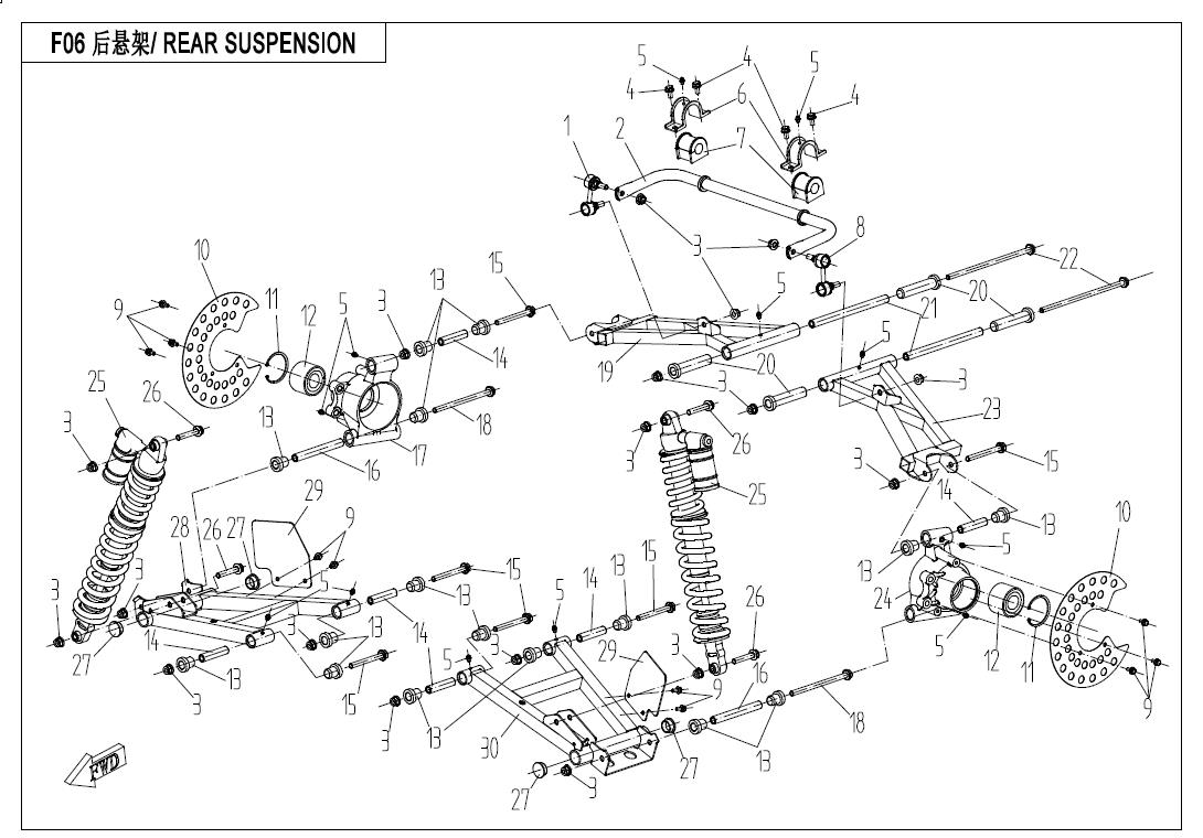 F06 - REAR SUSPENSION