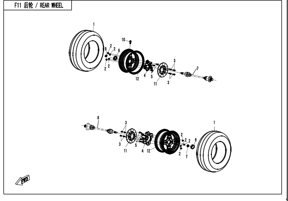 F11 - REAR WHEEL