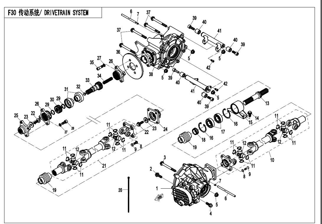 F30 - DRIVETRAIN SYSTEM