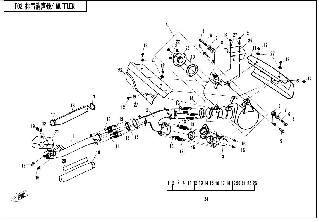 F02 - MUFFLER