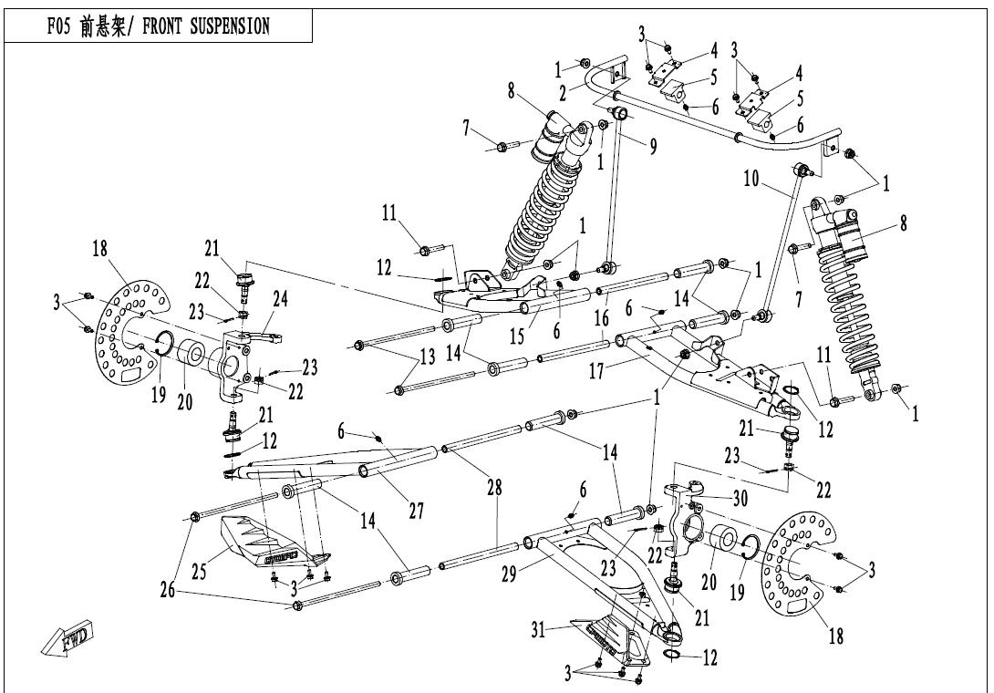 F05 - FRONT SUSPENSION