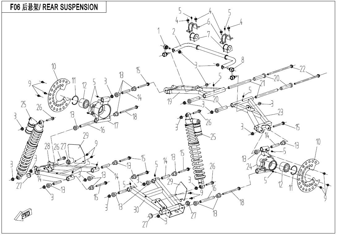 F06 - REAR SUSPENSION