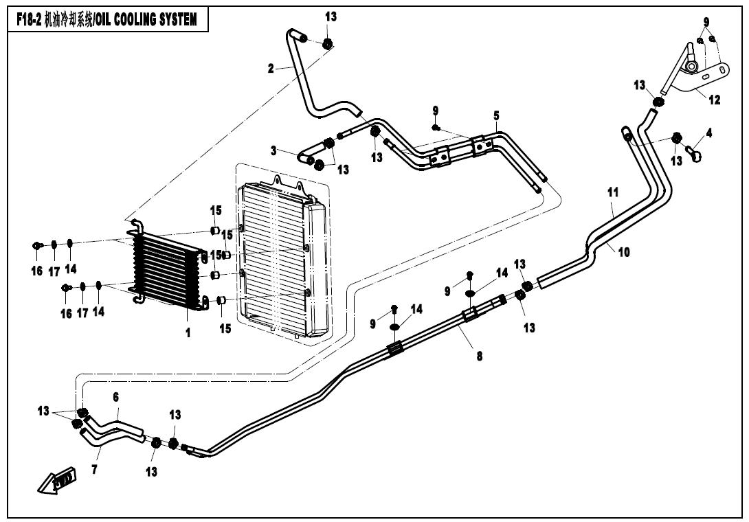 F18-2 - OIL COOLING SYSTEM