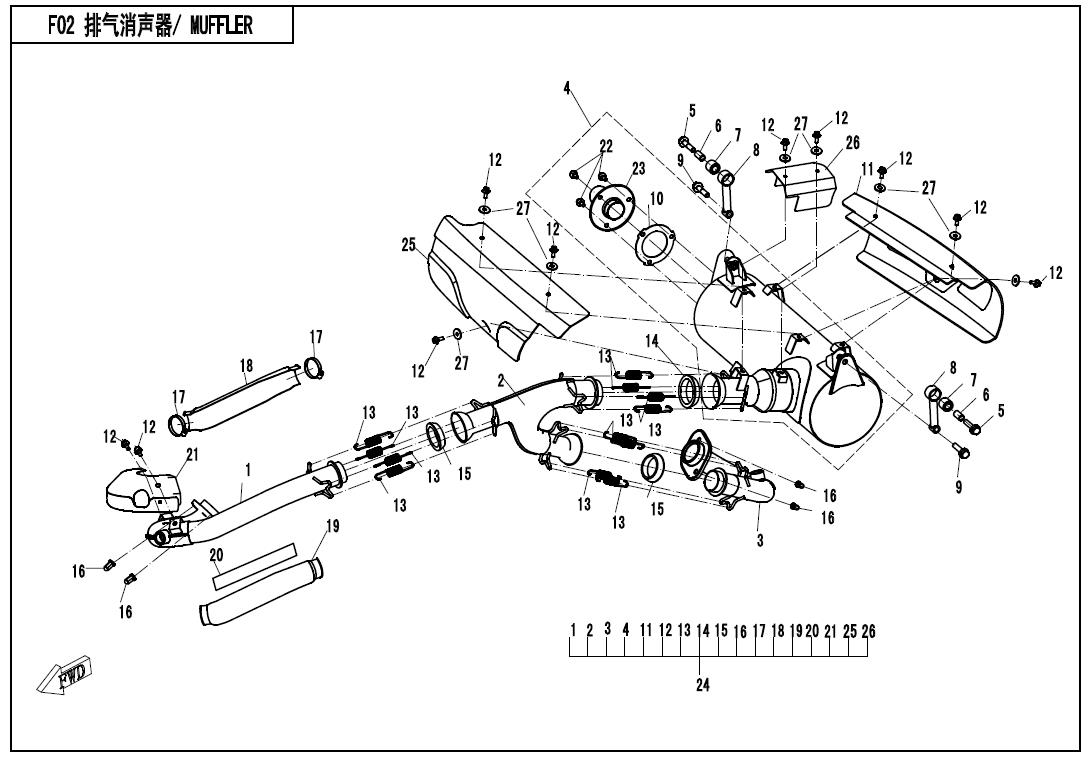 F02 - MUFFLER