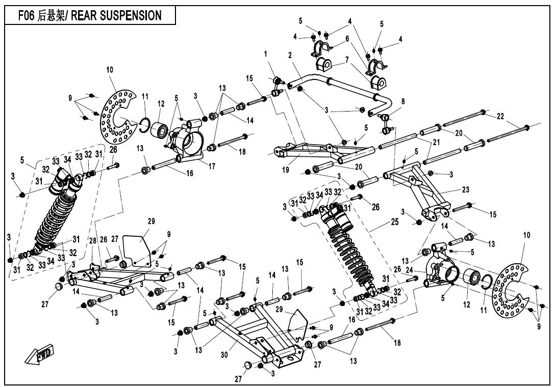 F06 - REAR SUSPENSION