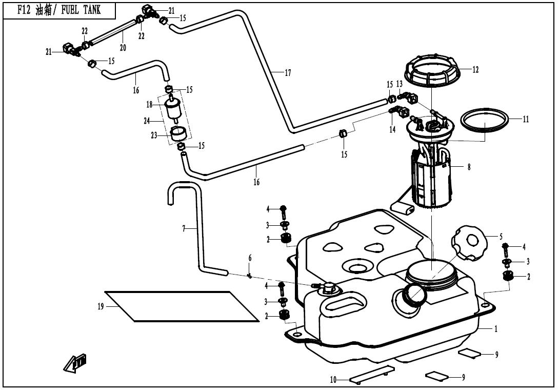 F12 - FUEL TANK