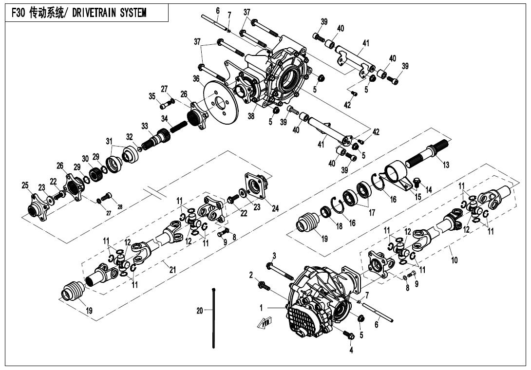 F30 - DRIVETRAIN SYSTEM