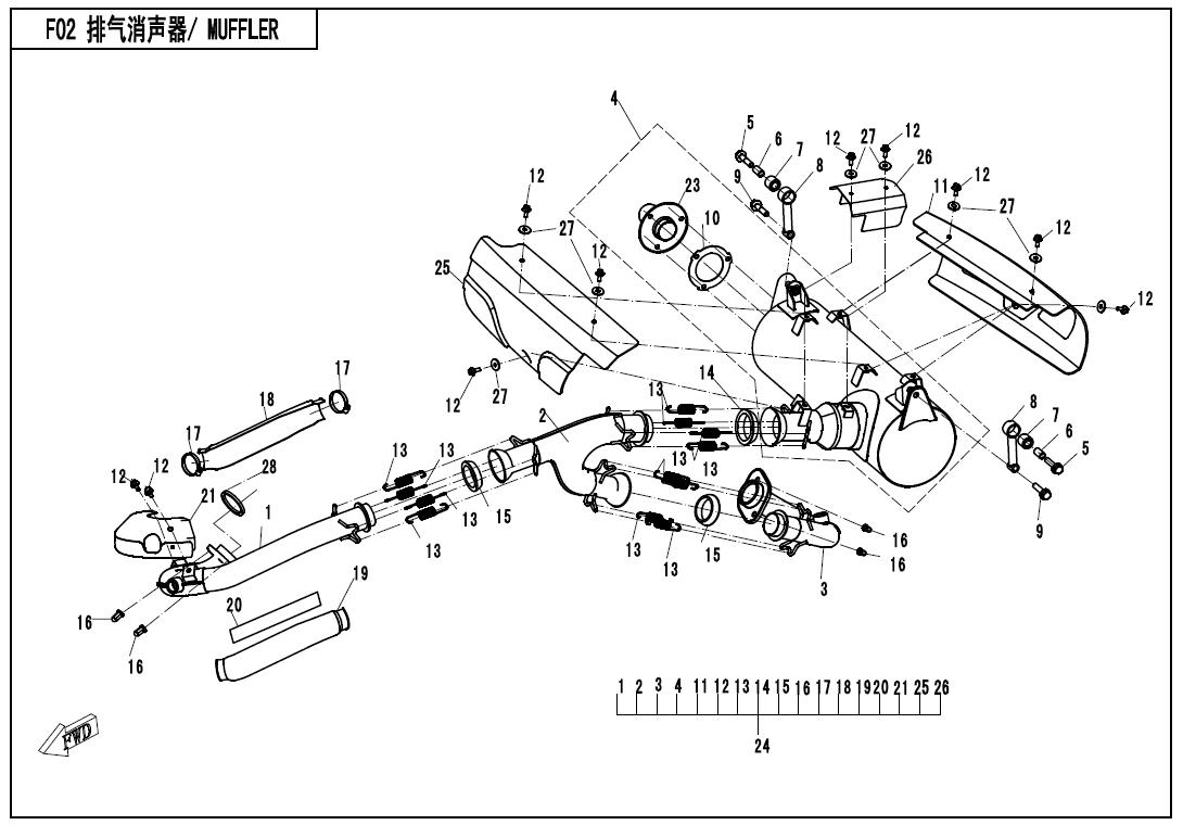 F02 - MUFFLER