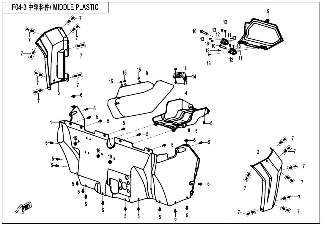 F04-3 - MIDDLE PLASTICS