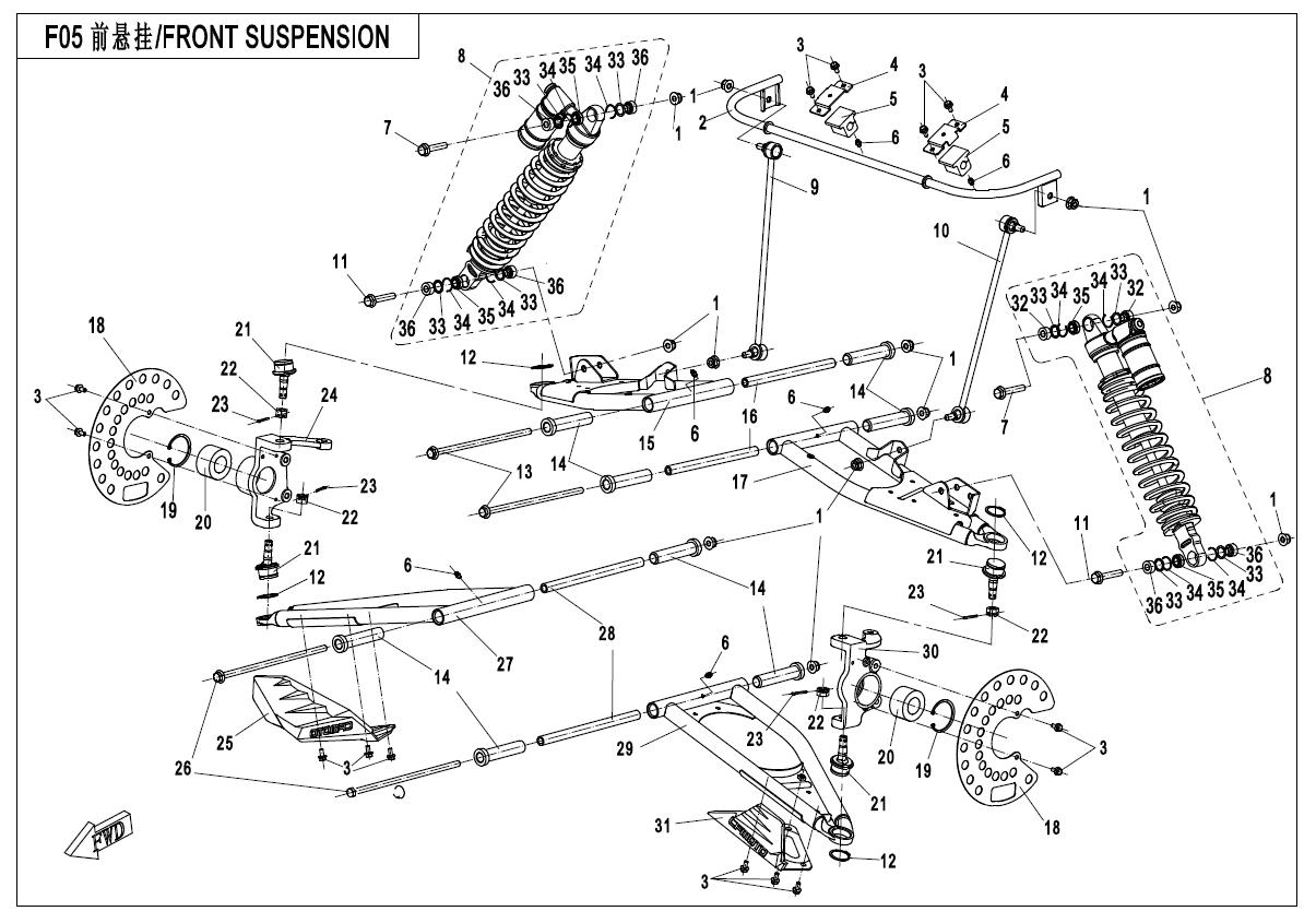F05 - FRONT SUSPENSION