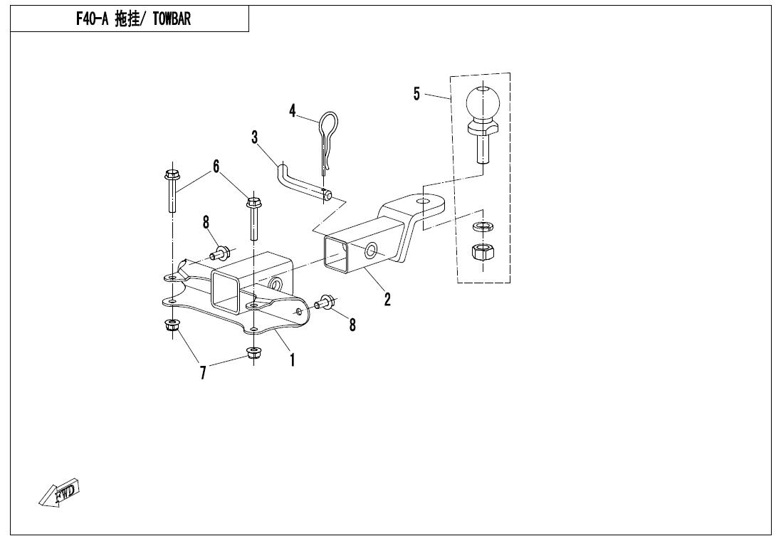 F40-A - TOWING SYSTEM(SEPARATED TYPE)