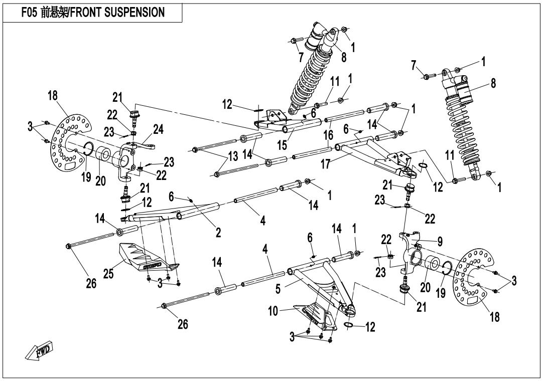 F05 - FRONT SUSPENSION