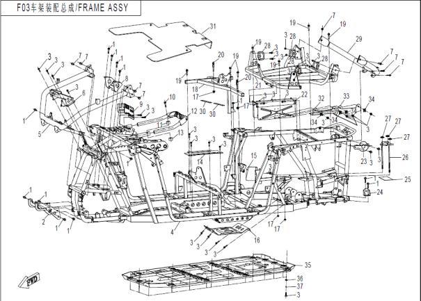F03 - FRAME ASSY