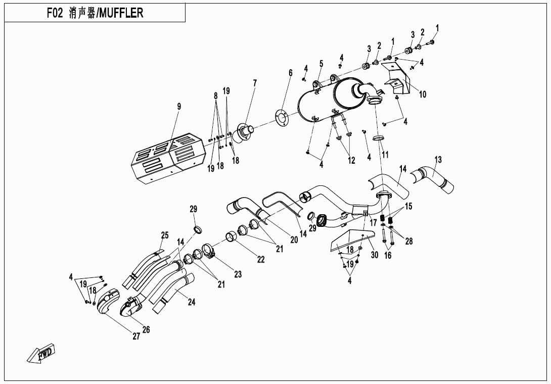 F02 - MUFFLER