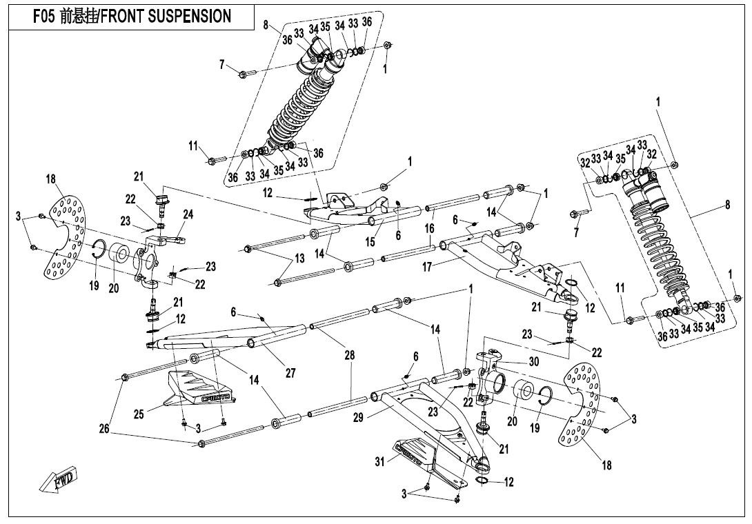 F05 - FRONT SUSPENSION