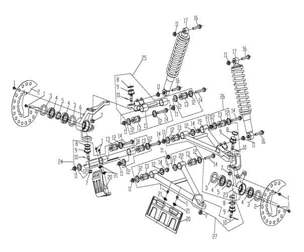 F14 - FRONT SUSPENSION ASSY