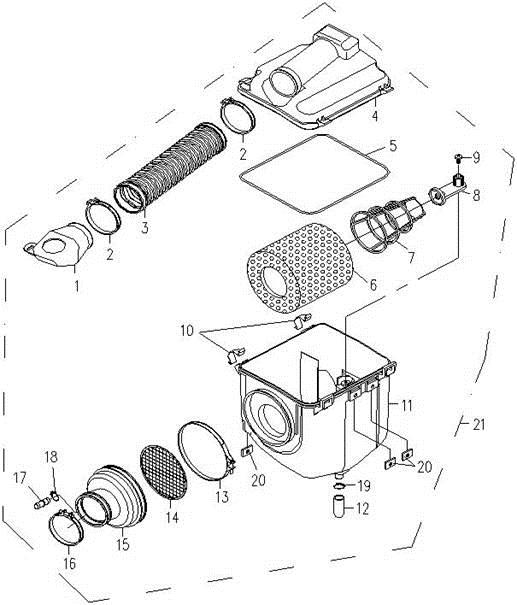F36 - AIR FILTER ASSY