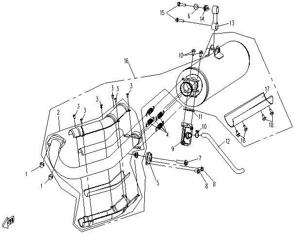 F13 - MUFFLER ASSY