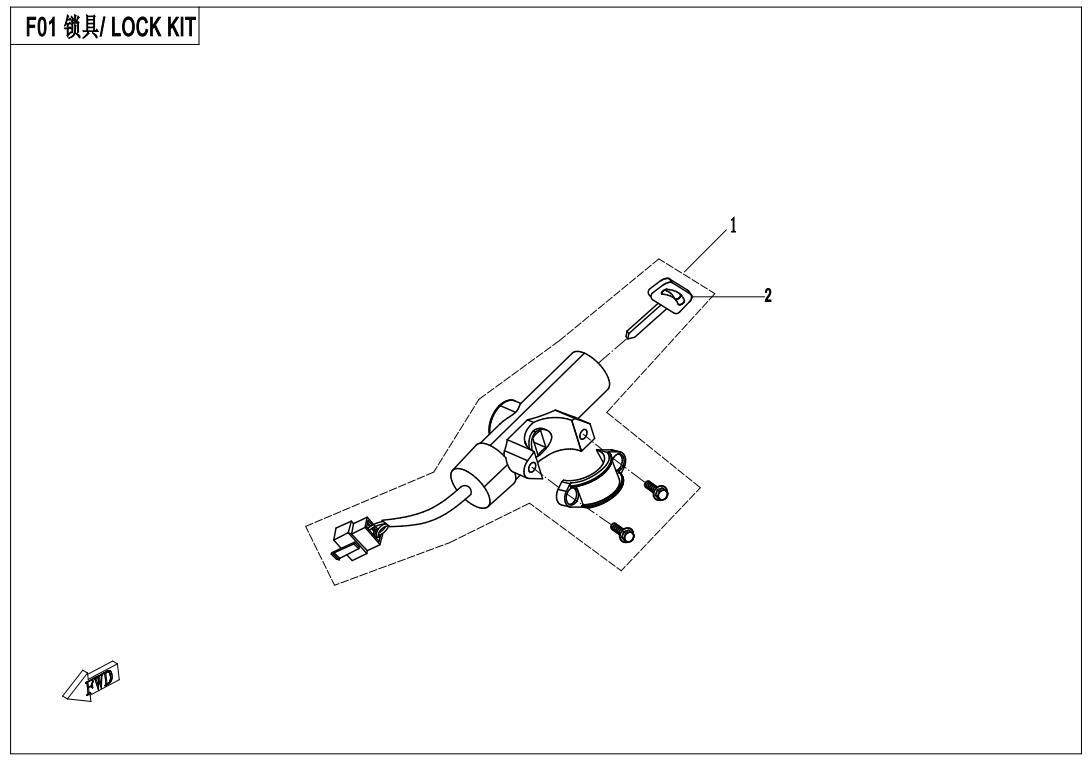 F01 - LOCK KIT