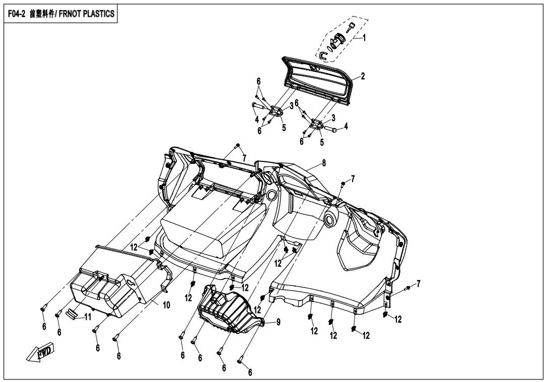 F04-2 - FRONT PLASTICS