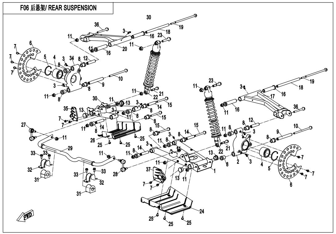 F06 - REAR SUSPENSION