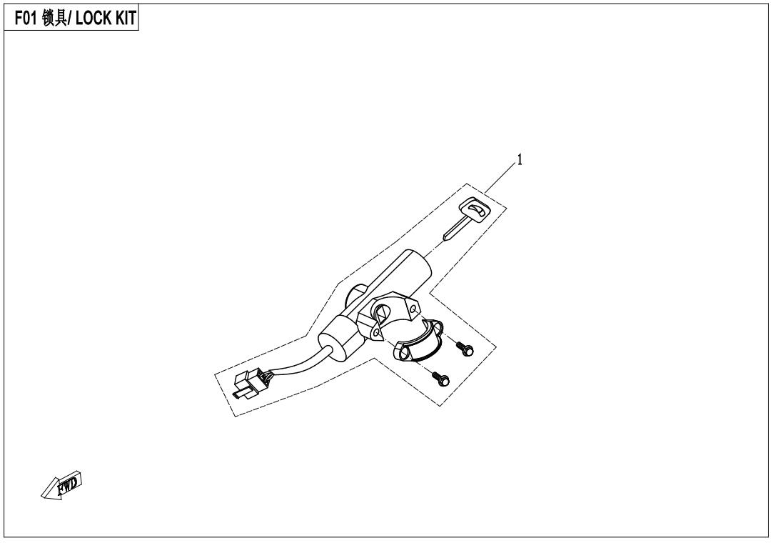 F01 - LOCK KIT