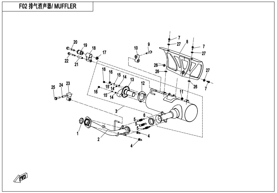 F02 - MUFFLER