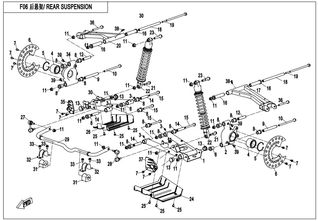 F06 - REAR SUSPENSION