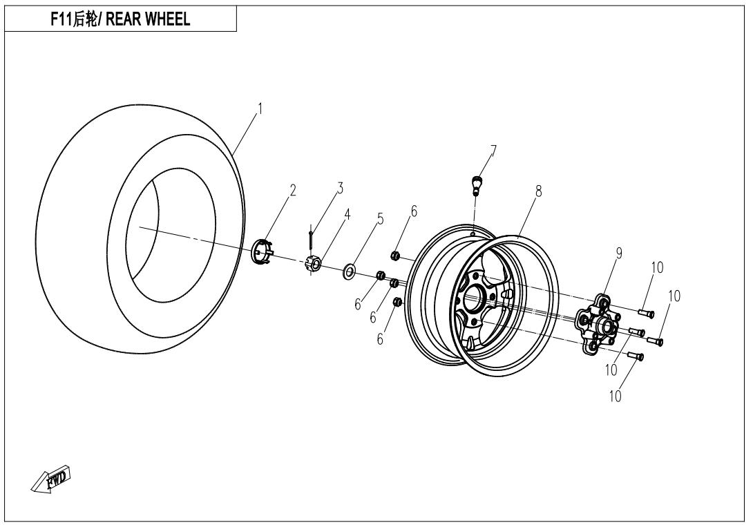 F11 - REAR WHEEL