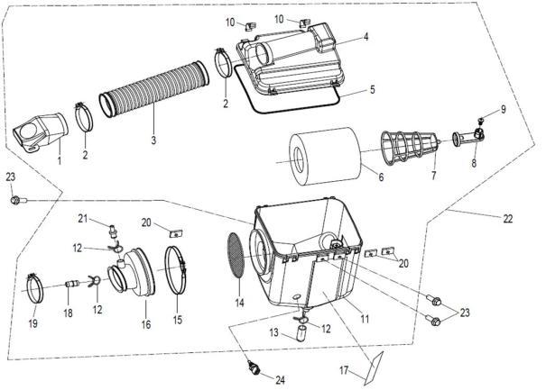 F11-3 - AIR FILTER ASSY