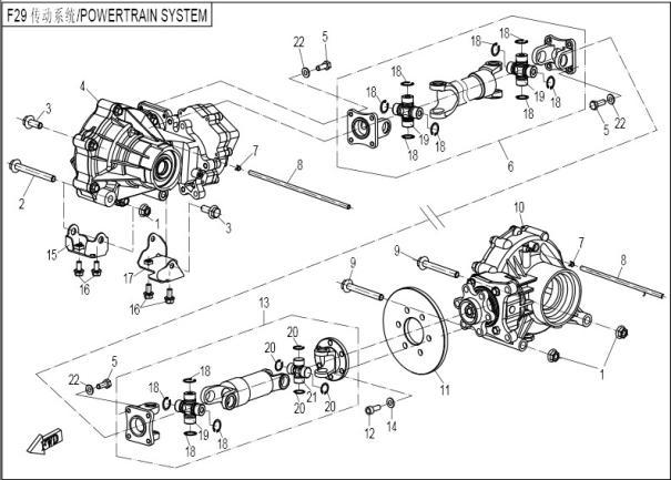 F29 - DRIVE SYSTEM