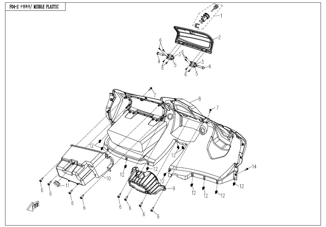 F04-2 - MIDDLE PLASTIC