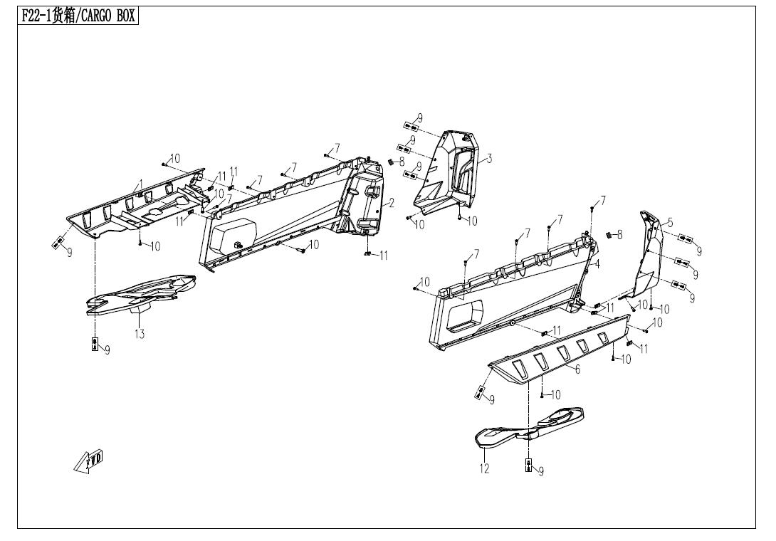 F22-1 - CARGO BOX