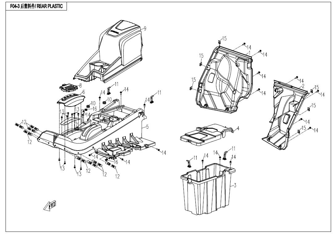 F04-3 - REAR PLASTIC