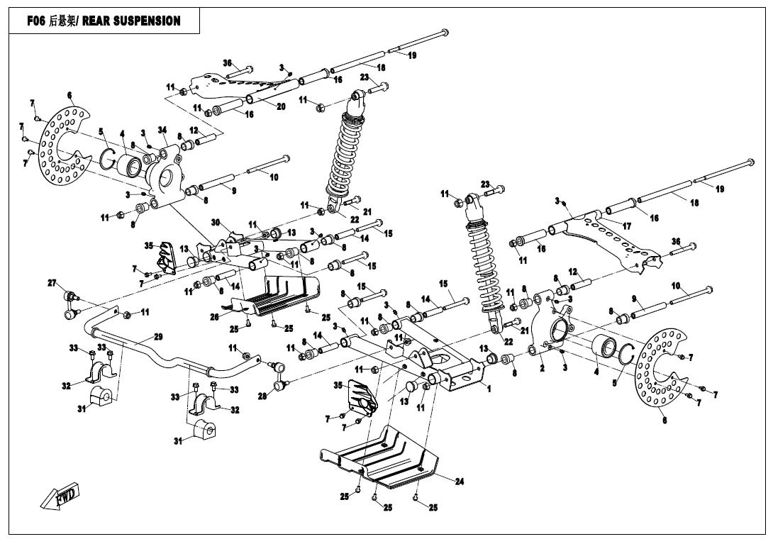 F06 - REAR SUSPENSION