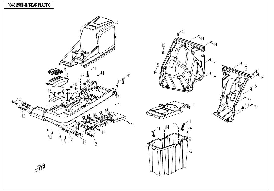 F04-3 - REAR PLASTIC