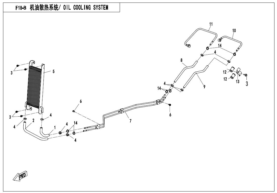 F18-B - OIL COOLING SYSTEM