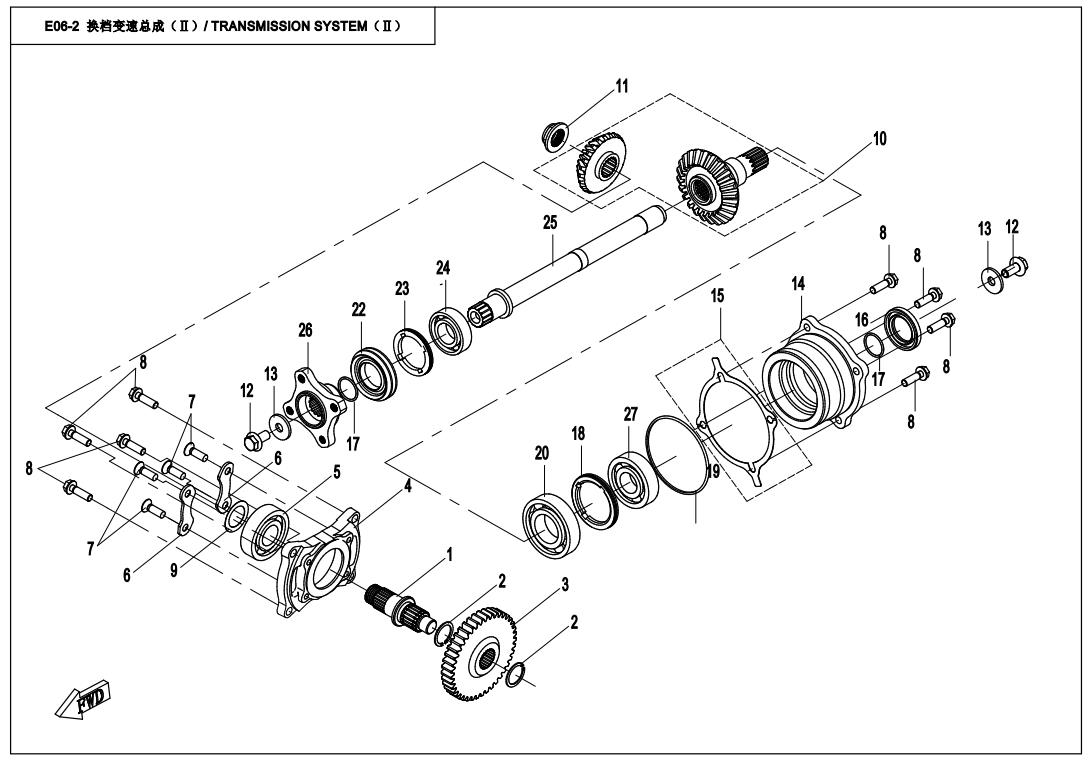 E06-2 - TRANSMISSION SYSTEM(II,NEW)