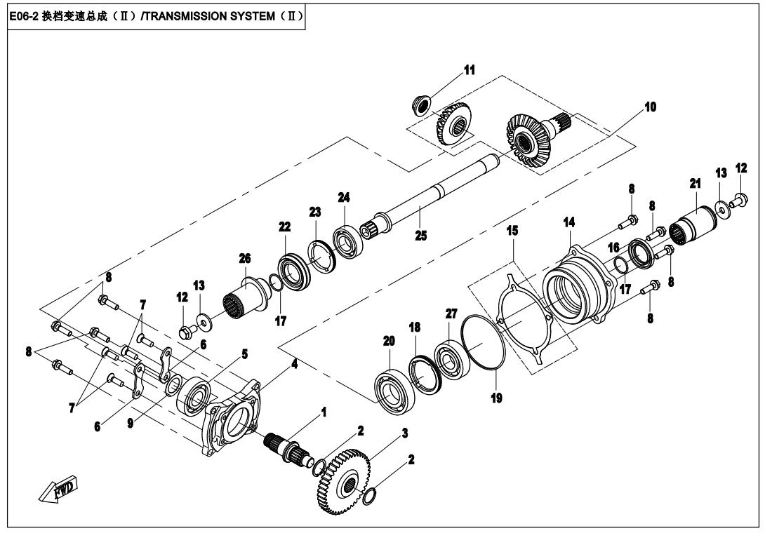 E06-2-2 - TRANSMISSION SYSTEM(II,OLD)