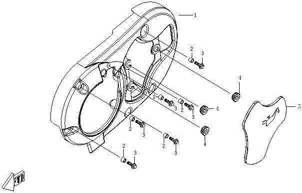 E06-2 - LEFT SIDE COVER ASSY(GOES)