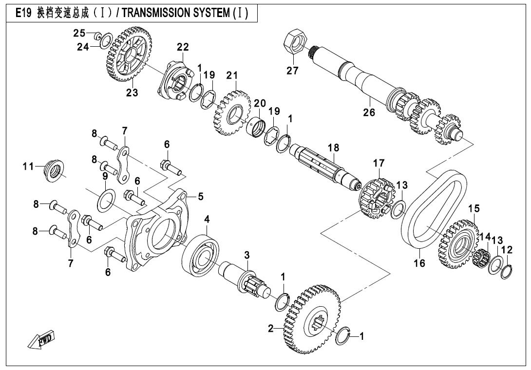 E19 - TRANSMISSION SYSTEM (I)