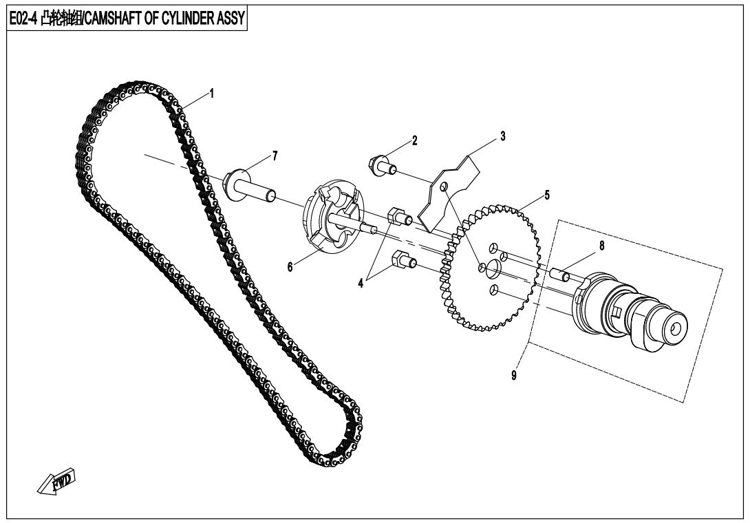 E02-4 - CAMSHAFT ASSY