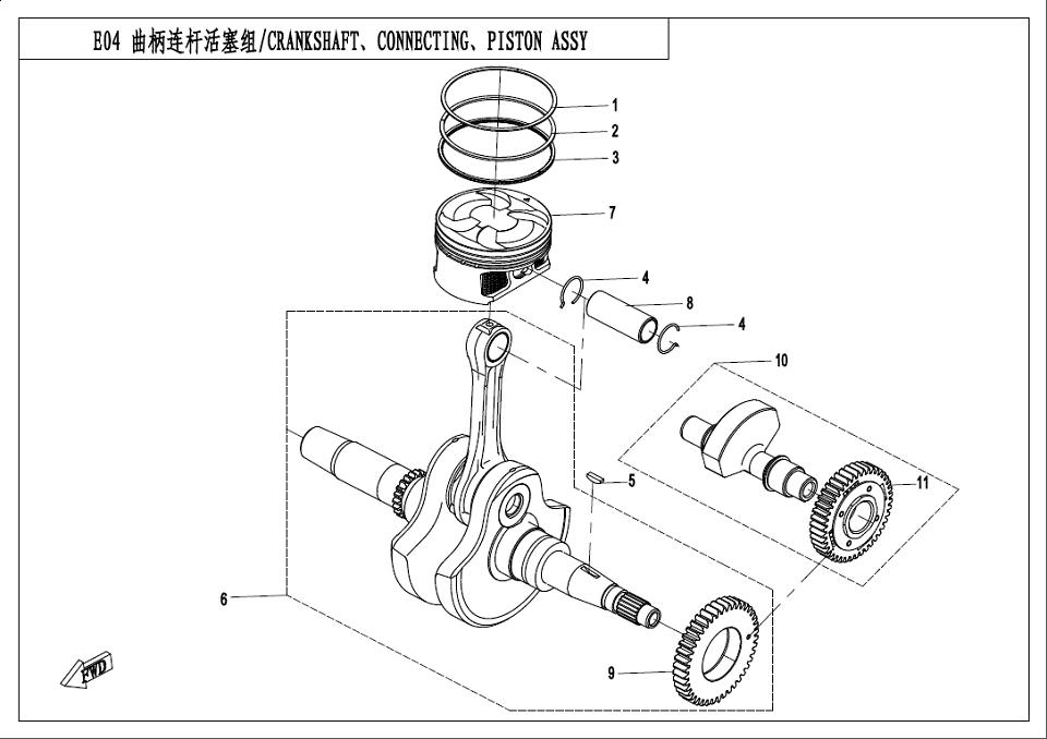 E04 - CRANKSHAFT?CONNECTING ROD?PISTON ASSY