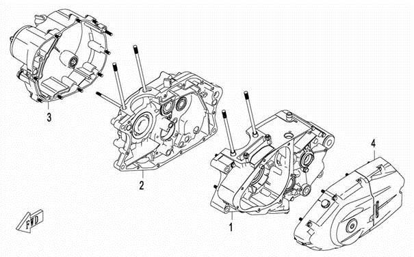 E01 - CRANKCASE ASSY