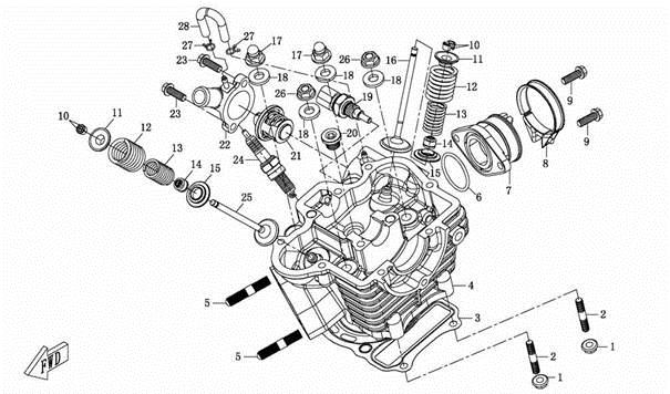 E07 - CYLINDER HEAD ASSY
