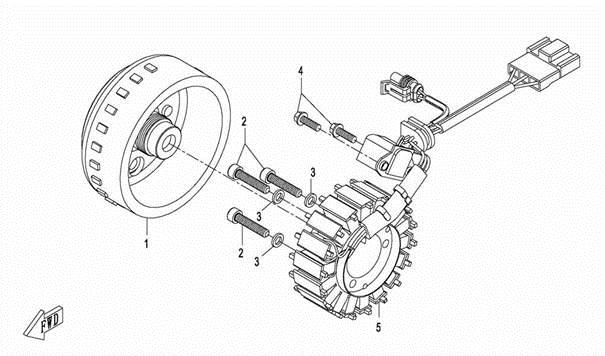 E10 - FLYWHEEL ASSY