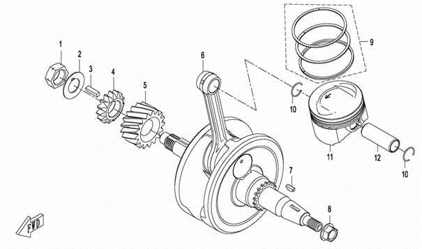 E11 - CRANKSHAFT & PISTON