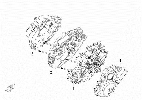 E01 - CRANKCASE ASSY