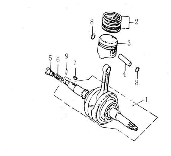 E04 - CRANKSHAFT & PISTONS