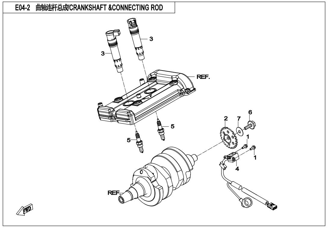 E04-2 - CRANKSHAFT &CONNECTING ROD